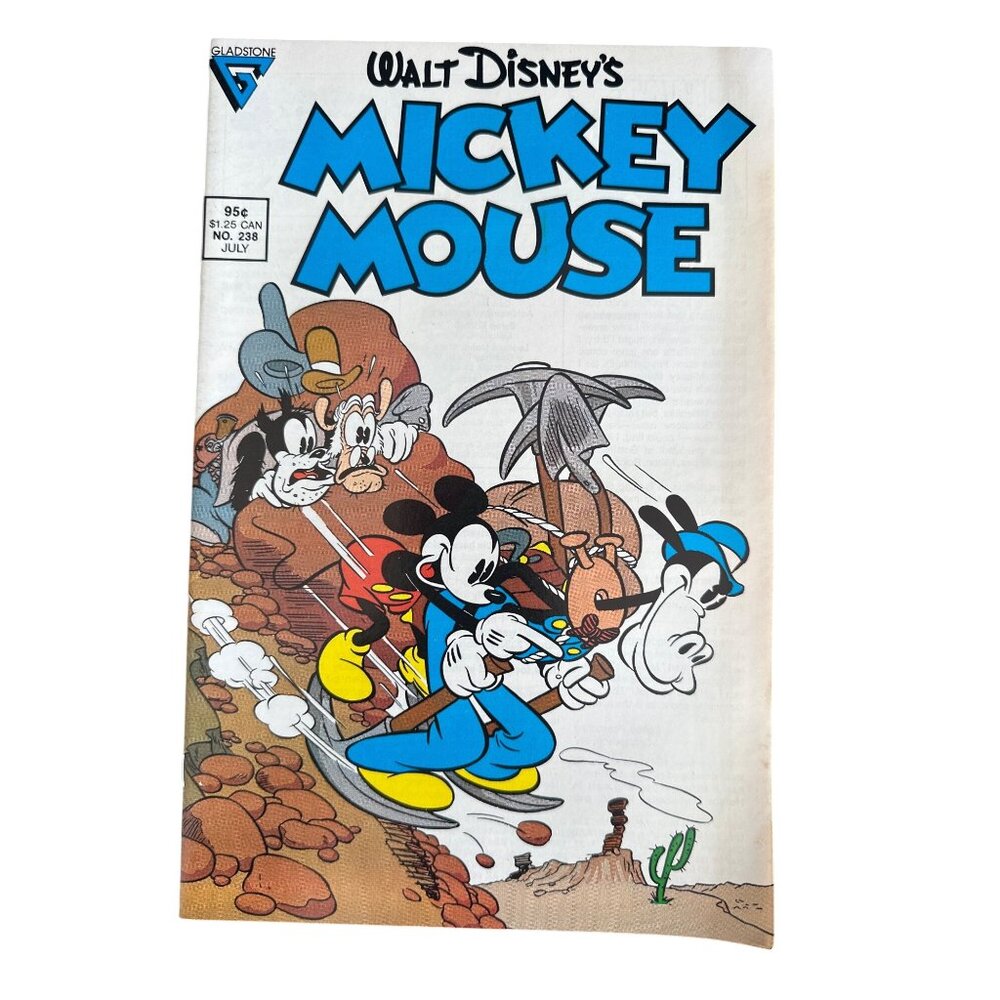 Gladstone Walt Disneys Mickey Mouse Comic #238 July 1988 Vintage Bagged Boarded